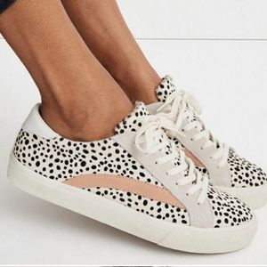 Madewell Sidewalk Low Top Sneaker Women's Size 7.5 AH738 calf hair